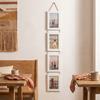 6-Inch Hanging Picture Frame Rustic Style Vertical Photo Wall Family Portrait Frame  Bedroom
