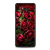 Чехол для телефона для Xiaomi Poco X6 X5 X4 Pro 5G X3 NFC F5 F4 M5 M4 M3 F3 GT C51 C50 C55 Мягкий черный чехол Красивые цветы красной розы