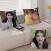 POP Корейская певица I-IU Наволочки Мультяшные Декоративные для Дивана Дома Двусторонняя Печать Короткий Плюш Милая Наволочка