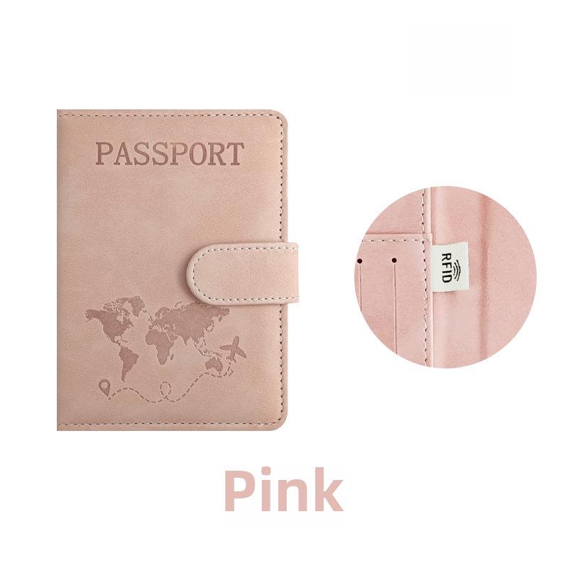 Держатель трансграничного RFID-паспорта: Дорожный кошелек из искусственной кожи с регулируемыми ремнями
