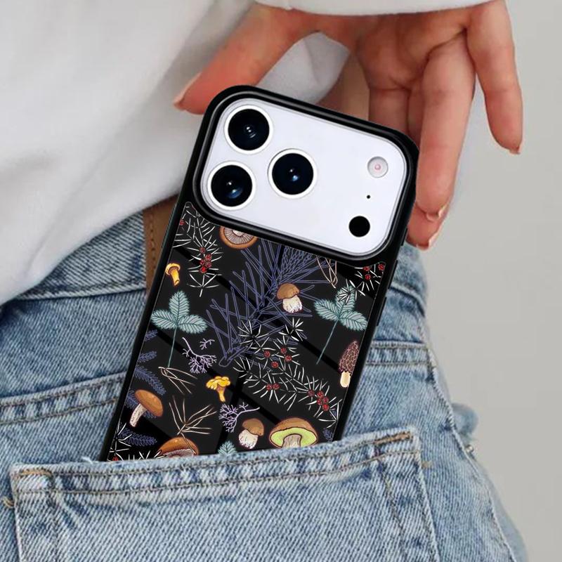 Чехол для телефона «Волшебные грибы» для iPhone 17ProMax 12 13 14 15 16e 17 Pro Max Plus Air Cover