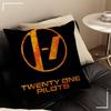 Популярные Подушки с Логотипом Группы Twenty One Pilots Подарки Мебель для Дома и Офиса Постельное Белье для Спальни Чехол для Подушки в Машину 45X45 см