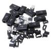 10 Sets Micro USB Welding Type Male 4 Pin Plug Connector for w/Plastic Cover 4 i