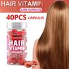 40Pcs Hair Vitamin Capsule Hair Repair Essential Oil Capsules Supple Dry Hair Keratin Plant Complex Oil Dry Damaged Hair