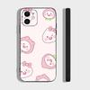 Korea Cartoon K-KAKAO CUTE F-FRIENDS Phone Case For IPhone 17 Air 16 15 14 13 Pro Max 11 12 Black Silicone Cover