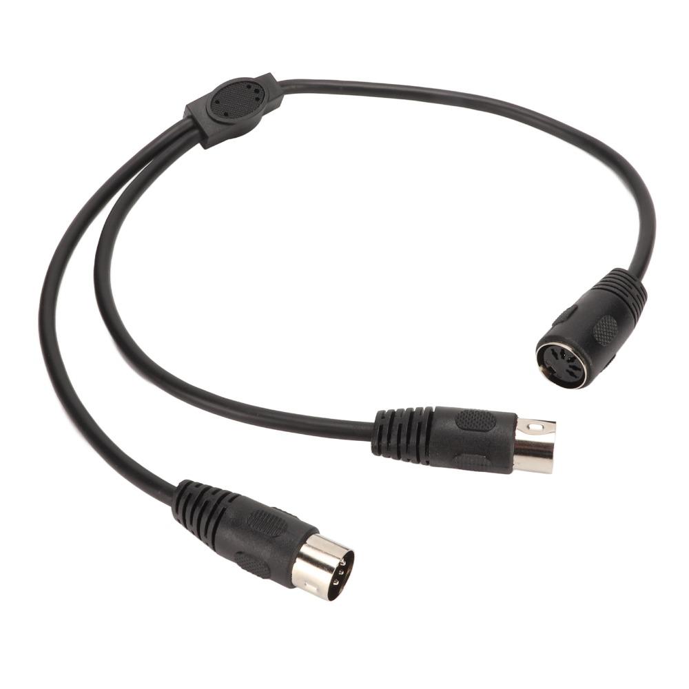 Flexible Sound Connecting Cable Plug and Play DIN 5 Pin Y Splitter Sound Equipment