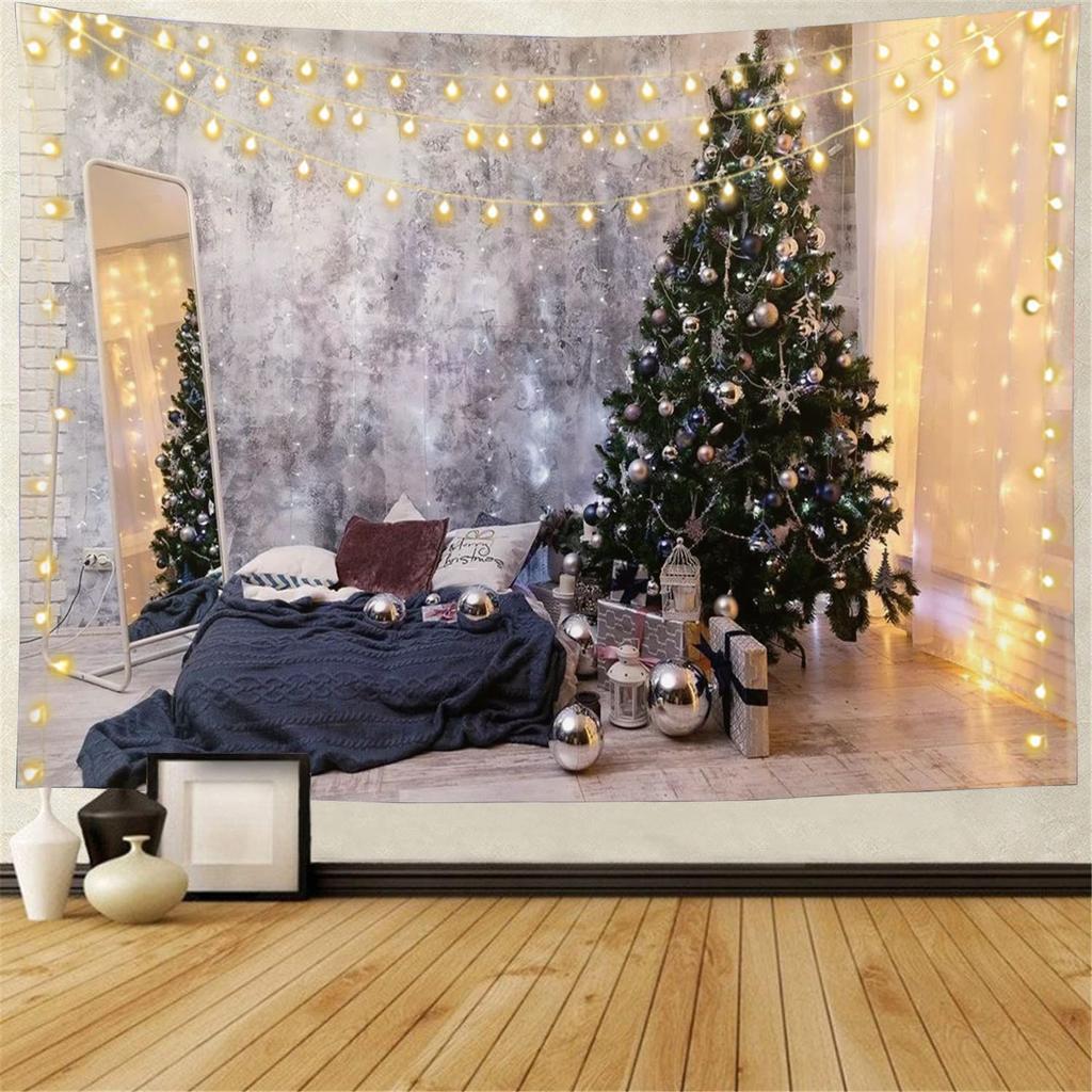 Snow Wall Hanging Tapestry Christmas Wall Hanging Tree Wall Hanging Gorgeous Christmas Tree Fireplace Gifts
