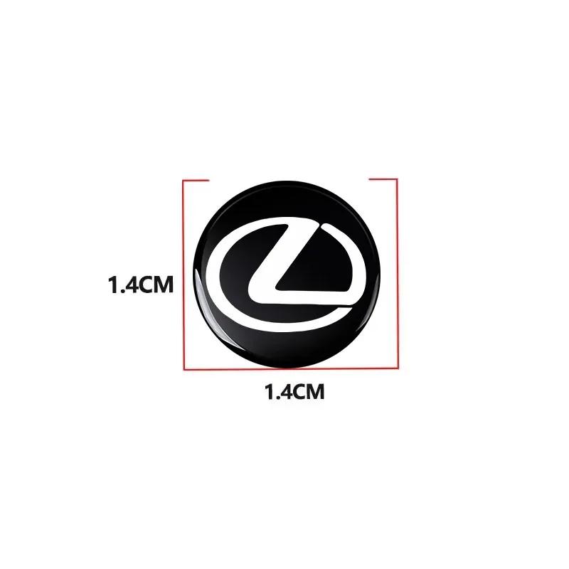 Новый 14 мм значок-эмблема на брелок корпуса автомобиля для Lexus 250 300 RX 300 350 US 200 GX 400 460 LX GS450H GS350 ES 350 300H NX300