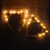 Cat Ears LED Headbands Party Light Flashing Blinking Party Glow Wear Hair Festival Hair Accessories Christmas Halloween Navidad CDN