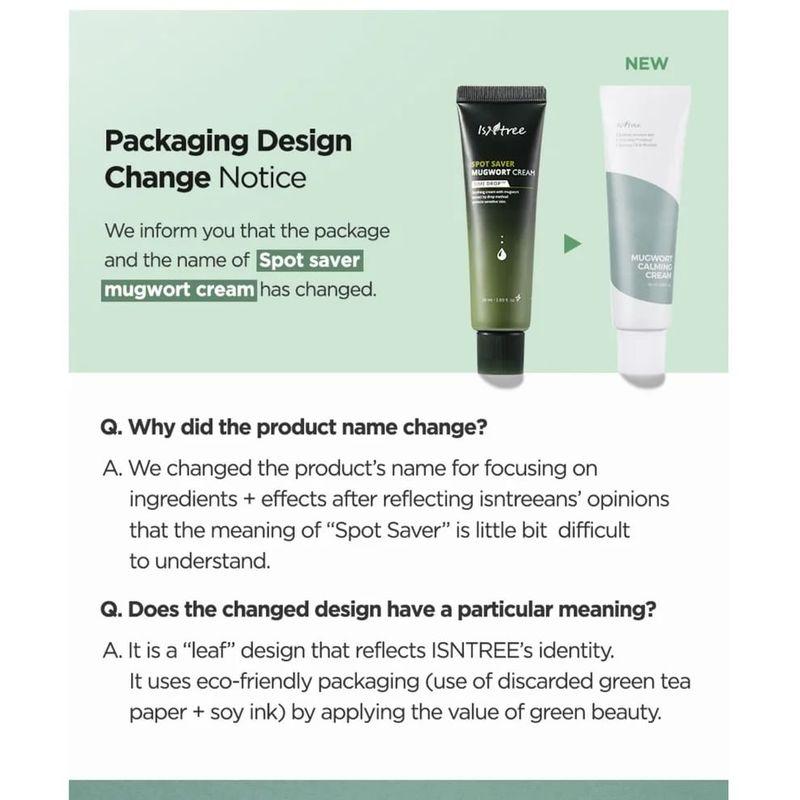 Isntree - Mugwort Calming Cream Bundle Set