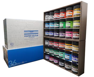 Акварельная краска Nicker color, набор из 36 цветов, 40 мл, PC40ML36N