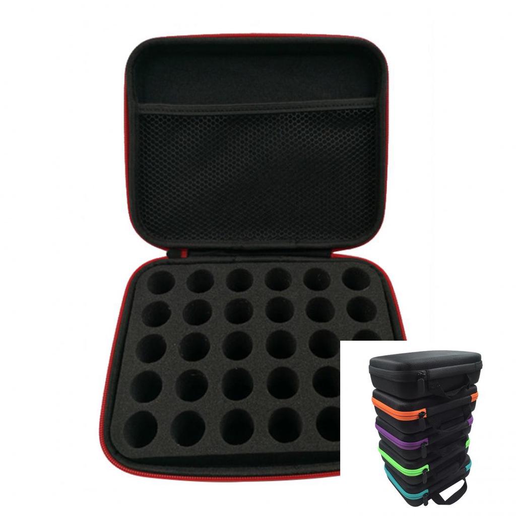 Портативный противоударный салонный ящик для хранения эфирных масел H&K Store, 30/60 слотов, 5/10/15 мл