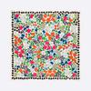 BIMBA Y LOLA Watercolor Flower Garden White Scarf B256AIF006WHF