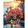 5d DIY Алмазная картина вышивка крестом розы цветы алмазная вышивка мозаика полный круглый дрель пейзаж домашний декор