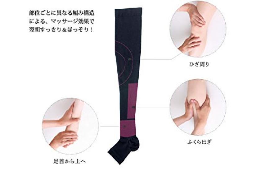 Good Night Relaxation Aesthetic Socks Фотоэлектронное волокно Good Sleep Support Socks Фотоэлектронные носки L Rose Сделано в Японии Эстетический сон