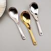 Ложка для супа из нержавеющей стали Simple Home Tableware Детская ложка для супа Кухонный инструмент Высокий уровень внешнего вида Совок для ужина