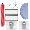 Accessories For Xiaomi Roborock S7 / S7 Maxv Ultra Vacuum Cleaner Spare Parts Replacement Kit,Main Brush,Brush Cover,Dust Bags,HEPA Filter,Mop Rags