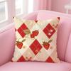Colorful checkered pattern Cushion Cover Pillow Case Soft Skin Friendly Fabric Comfort  Concealed Zipper