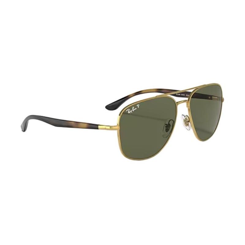 RAYBAN Metal Square Sunglasses Unisex Couple Style 001/58 56-15 RB3683