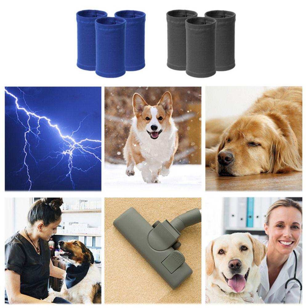 Elastic Dog Soothing Head Cover Noise-Proof Dog Head Sleeve  for Prevent Barking