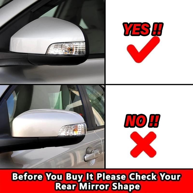 Car Side Replacement Rearview Mirror Cover For Volvo S40 S80 S80L C30 C70 V70 2009-2012 39850553 39850533 Mirror Caps Trims