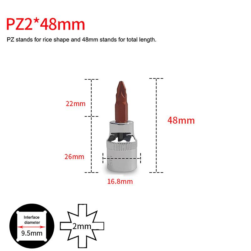 3/8-дюймовые головки с битами Torx T20/30/40/45/50/55/60 S2 сталь длина 48 мм серебристый тон ручной инструмент для самостоятельного ремонта автомобилей