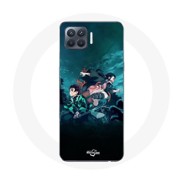 Чехол - Клинок, рассекающий демонов - Oppo A93 - Мягкий - Защита от ударов - Черный
