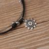 Jewelry Fashion Summer Beach Multi Layer Leather Foot Chain Sun Pendant Beads Charm  Anklets