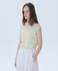 AHWE Sheer Mock Neck Sweater_Light Yellow