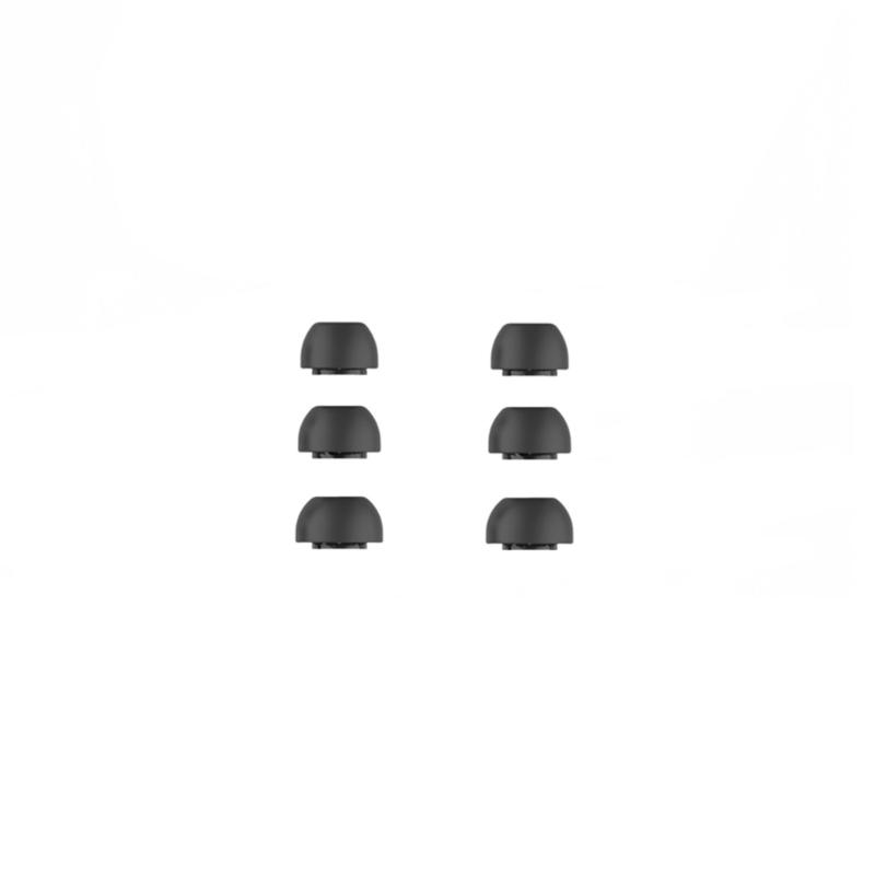 2 пары удобных амбушюр из пены с эффектом памяти для надежной посадки и шумоподавления для пользователей Buds 3Pro. Повышают стабильность.