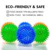 Pet Dog Toys Cat Puppy Sounding Toy Polka Squeaky Tooth Cleaning Ball TPR Training Pet Teeth Chewing Toy Thorn Balls Accessories