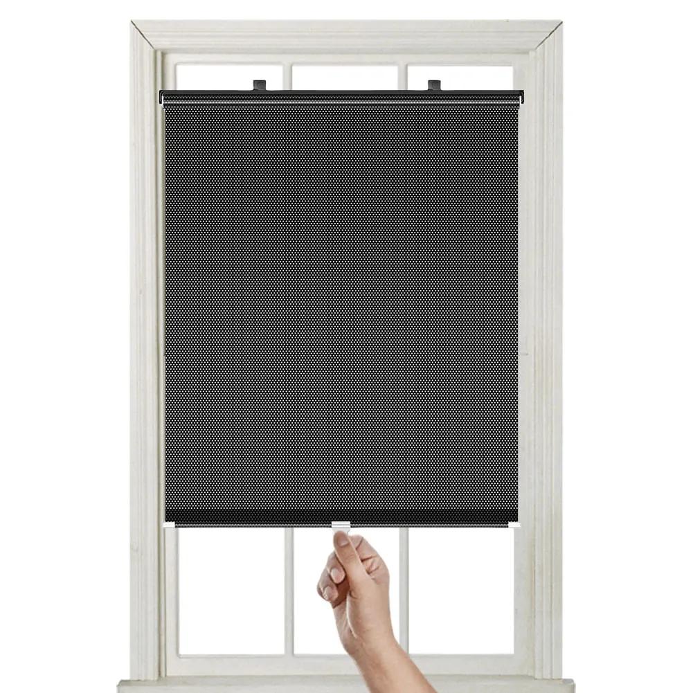 Universal Roller Blinds Easy To Install Suction Cup Sunshade Window Sun-shading Curtains for Bedroom Home Office Bathroom