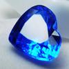 Natural Blue Tanzanite Heart Cut 7.95 Ct   Loose Gemstone For Jewelry