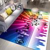 3D Music Carpet 3D Printing Carpets for Living Room Bedroom Decor Carpet Flannel Home Floor Mat Music  Area Rugs