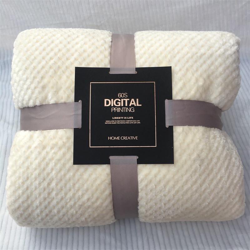 Мягкое теплое одеяло кровати флиса шотландки покрывает фланелевые одеяла большой сетки толстое дышащее