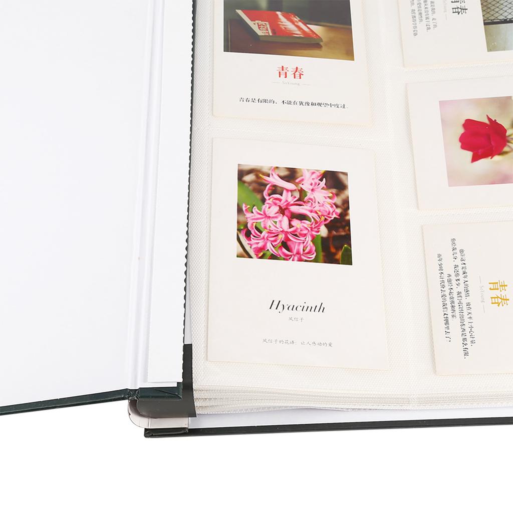 6 и 4 Фотоальбом на 500 фотографий, смешанный тип вставки, картонная обложка, фотоальбомы(Темно-зеленый)