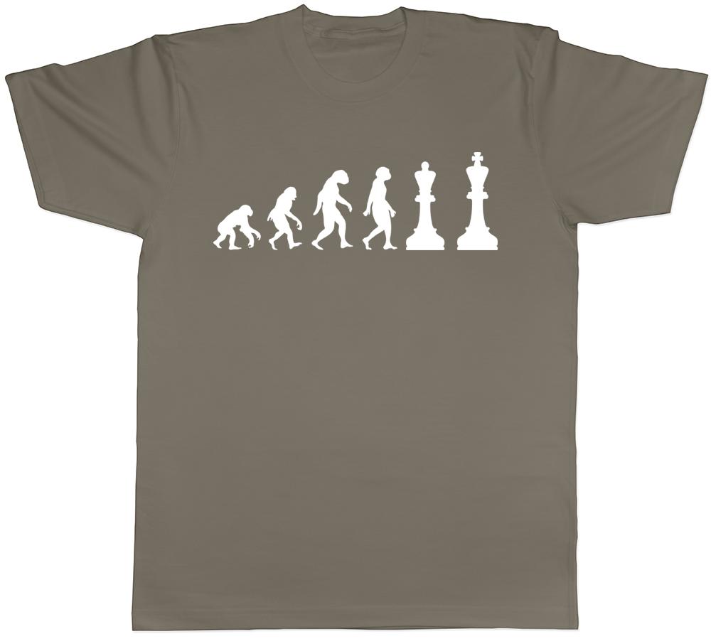 Evolution of Chess Unisexs Ladies Unisexs TShirt