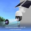 HD Умная камера безопасности, 4G/WIFI Камера безопасности с питанием от солнечной батареи, Встроенный аккумулятор, Обнаружение движения PIR, Монитор видеонаблюдения