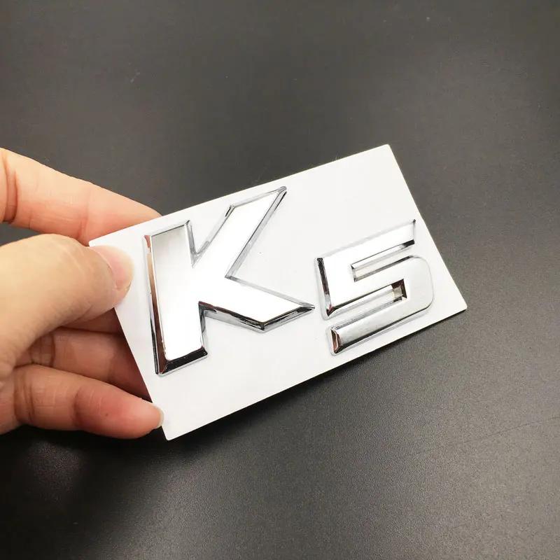 CNLD1 НОВЫЙ 1 ШТ. 3D Металлическая наклейка в стиле автомобиля Для KIA K2 K3 K4 K5 KX7 Задняя часть автомобиля Крышка багажника Передняя дверь Боковая эмблема Наклейка