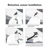 Solar Wireless Car Tire Pressure Monitoring System with 4 External Sensors