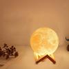 Moon Lamp 3D Printed Moon Lamp Moon Lamp 3D Night Light Table Lamp Tanabata Valentine's Day Gift Bedroom Decoration Indoor Lighting