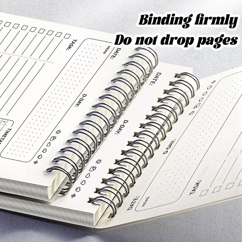 Thick Agenda Book 160 Pages Schedules Book Portable Daily Plan Book School Office