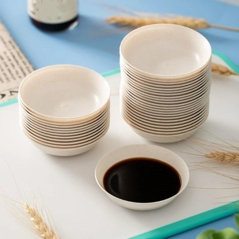 Biodegradable Sushi Dipping Sauce Dish Thickening Dipping Bowls Household Use