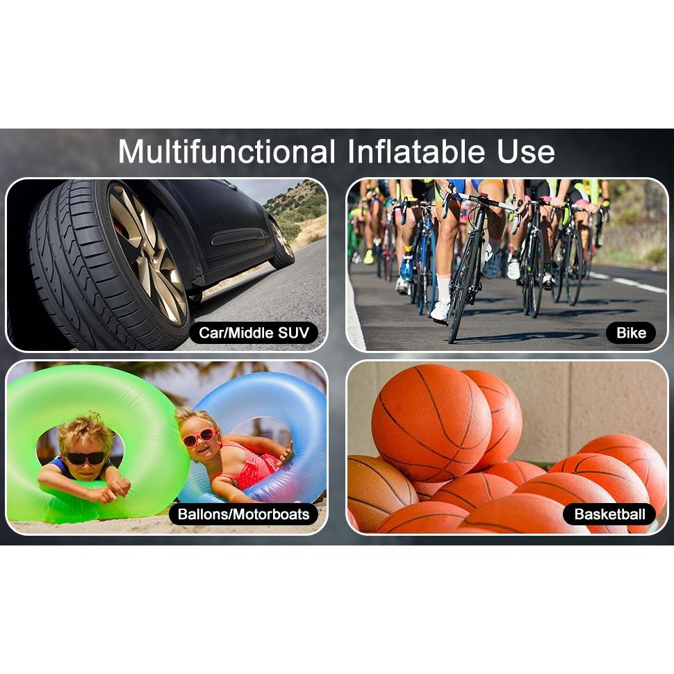 Tire Inflator Digital Portable Air Compressor for Car Tires,12V DC Car Tire Pump 100PSI Car Pump, Mounted Air Pump Electric Air Pump