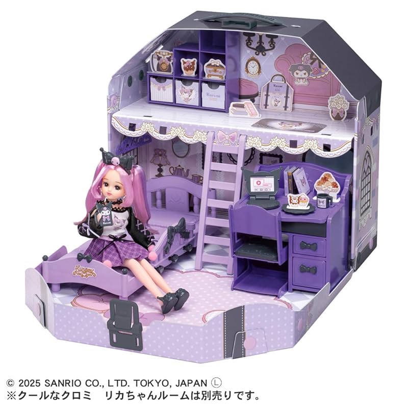 Takara Tomy Ликка-тян Кукла LD-11 Крутая Куроми Ликка-тян Переодевание Игрушка для Ролевых Игр (3 года и старше)
