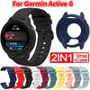 Силиконовый ремешок+чехол для Garmin Active6 Мягкий защитный чехол для Garmin Active 6 Цветной спортивный браслет Сменные аксессуары