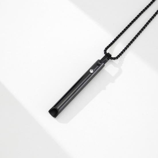 Дыхательное ожерелье Ожерелье для снятия тревоги Ожерелье с подвеской-свистком для снятия стресса Медитация Осознанность Дыхание