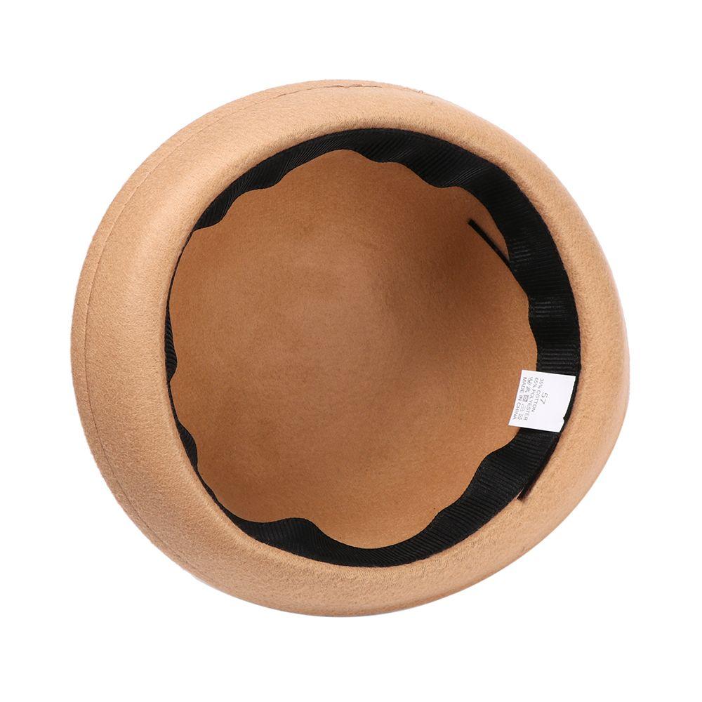 Мода Не деформируется Винтажный Федора Берет Мягкая Котелок Шапка Бини Фетровая Шляпа