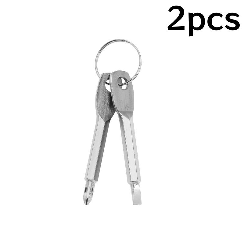 Портативный набор крестовых отверток Phillips, брелок для ключей, мини-карманный крестообразный брелок, многофункциональные инструменты для ремонта, гаджет для отдыха на природе