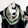 New Silk Scarf 65*65cm Luxury Brand Designer Hair Head Large Handkerchief Hijab Shawl Women Bandanna Ribbon Foulard Muffler Wrap